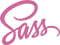 logo of the SASS framework